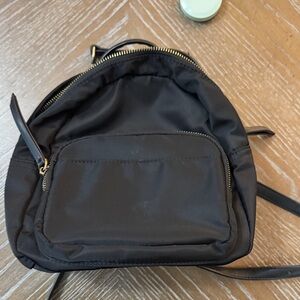 Black Mini Backpack